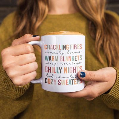 Crackling Fires Crunchy Leaves Autumn Mug