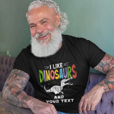 I Like Dinosaurs Personalised T Shirt