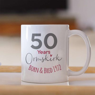 Hometown Personalised Birthday Mug