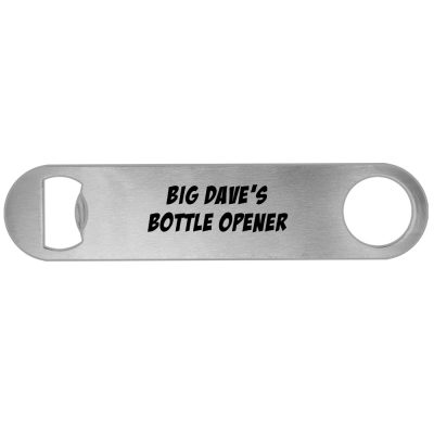 A Little Beer After Work Never Hurt Anyone Personalised Bottle Opener