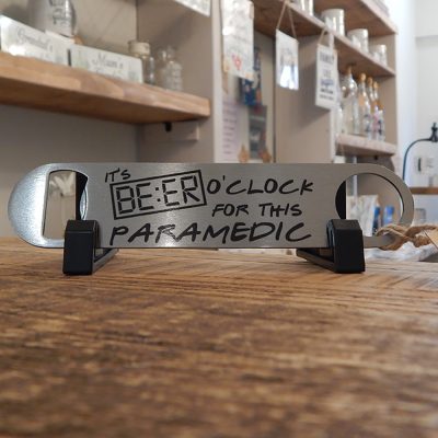 personalised beer oclock bottle opener