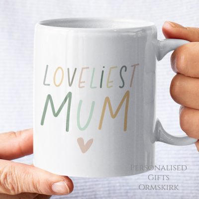 Personalised Loveliest Mum Mug