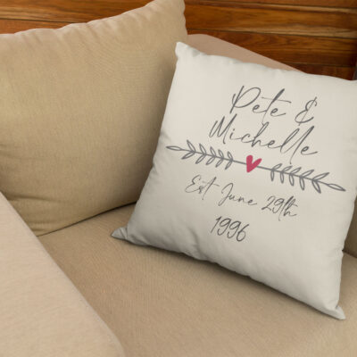 Personalised Couple's Cushion