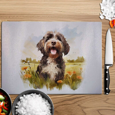 Personalised Watercolour Barbet Dog Art