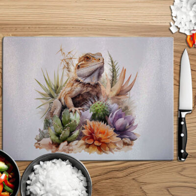 Personalised Watercolour Bearded Dragon Art