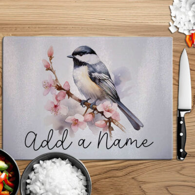 Personalised Watercolour Coal Tit Bird Art