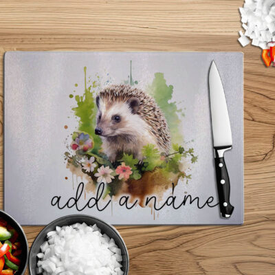 Personalised Watercolour Hedgehog Gifts