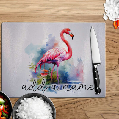 Personalised Watercolour Flamingo Gifts