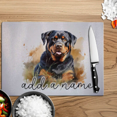 Personalised Watercolour Rottweiler Gifts