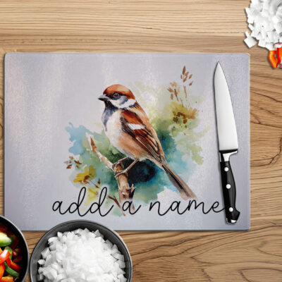 Personalised Watercolour Sparrow Gifts