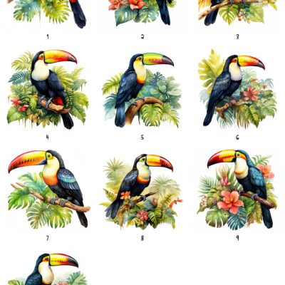 Personalised Watercolour Toucan Gifts